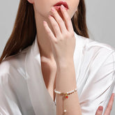 18K Pearls Fresh Fruit Enamel Bracelet